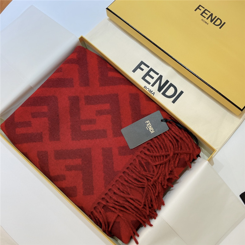 F**di cashmere scarf shawl