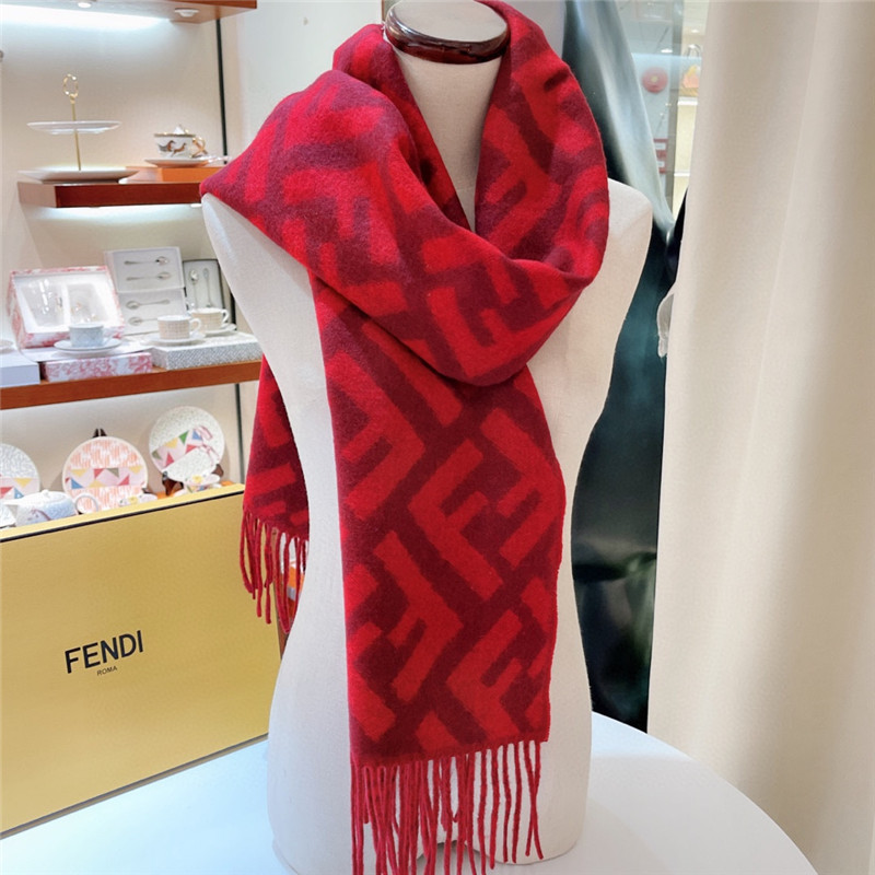 F**di cashmere scarf shawl