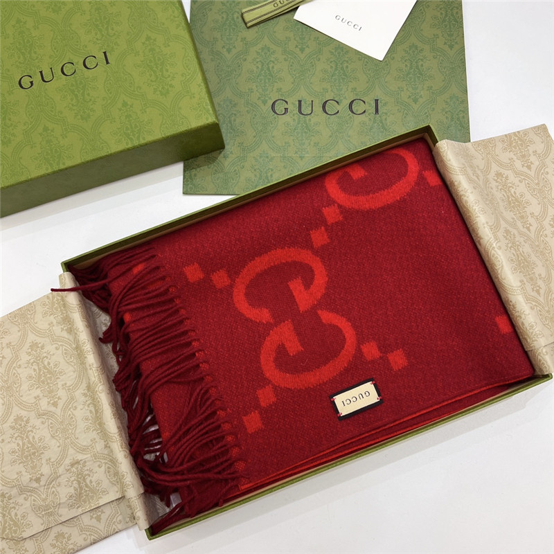 Gvc*1 cashmere jacquard scarf