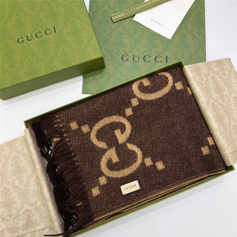 Gvc*1 cashmere jacquard scarf