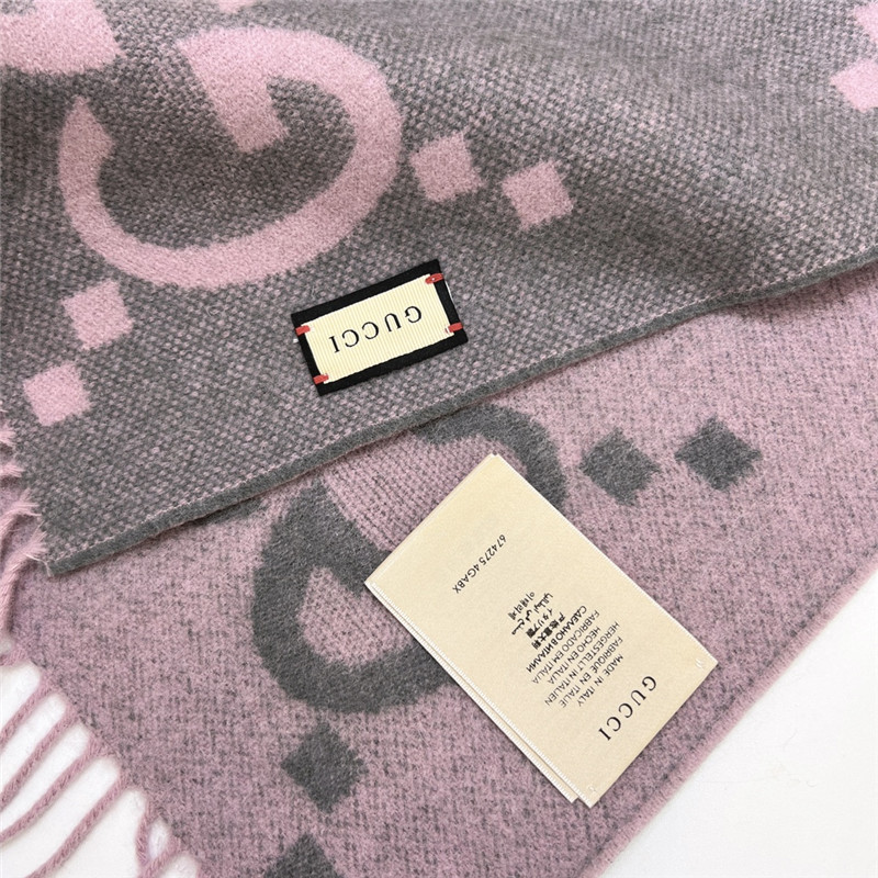 Gvc*1 cashmere jacquard scarf