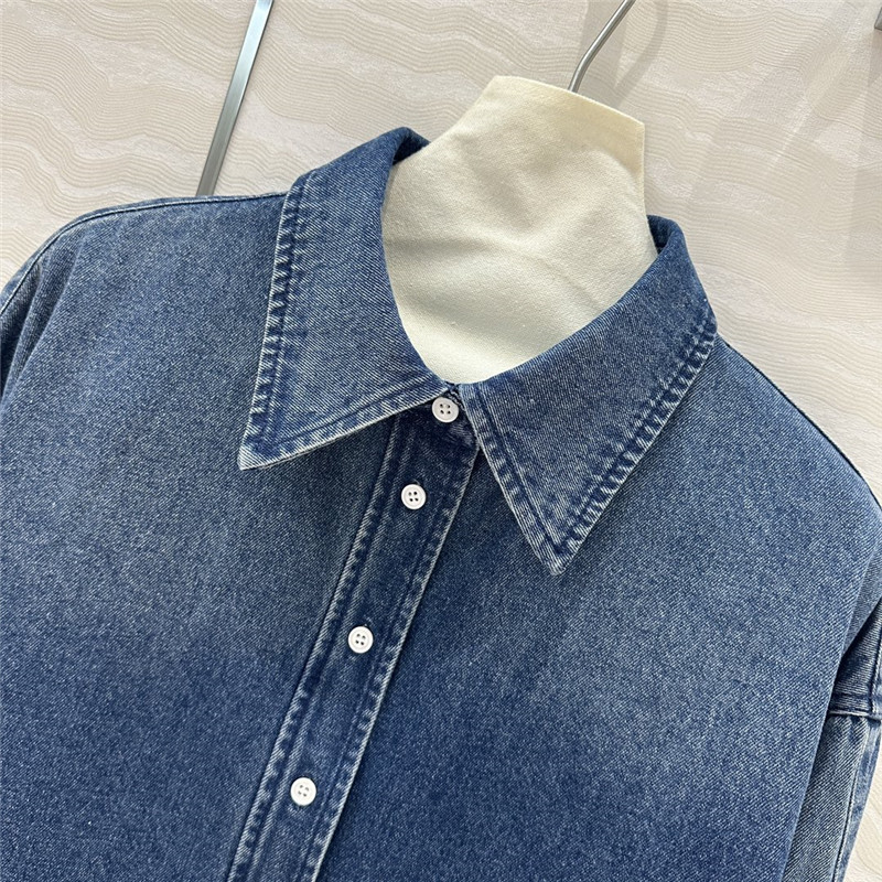 L0ew* denim shirt