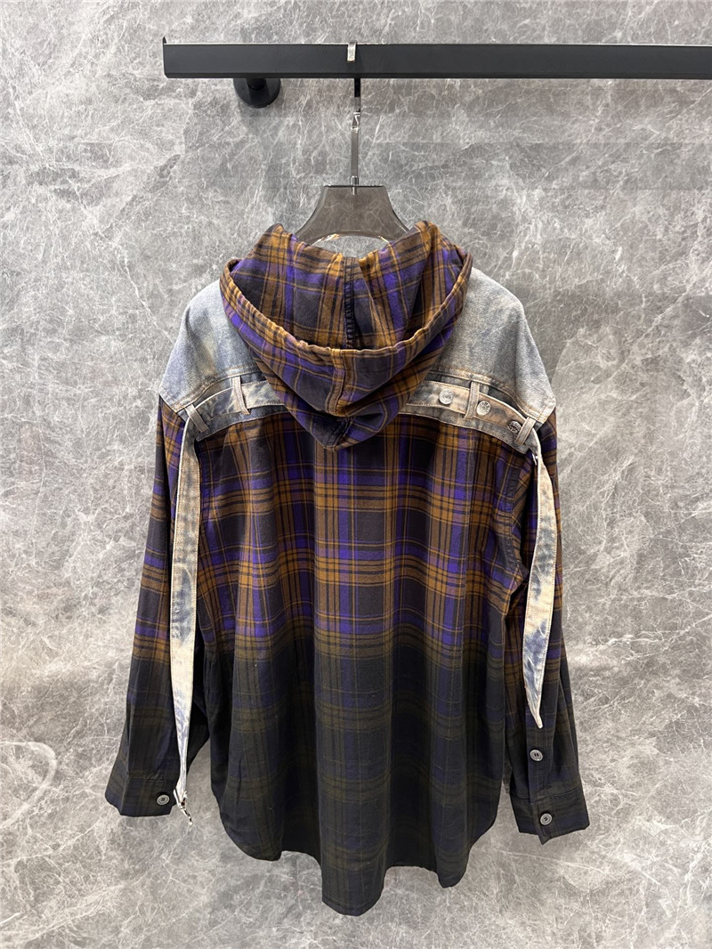 acne studios hooded shirt