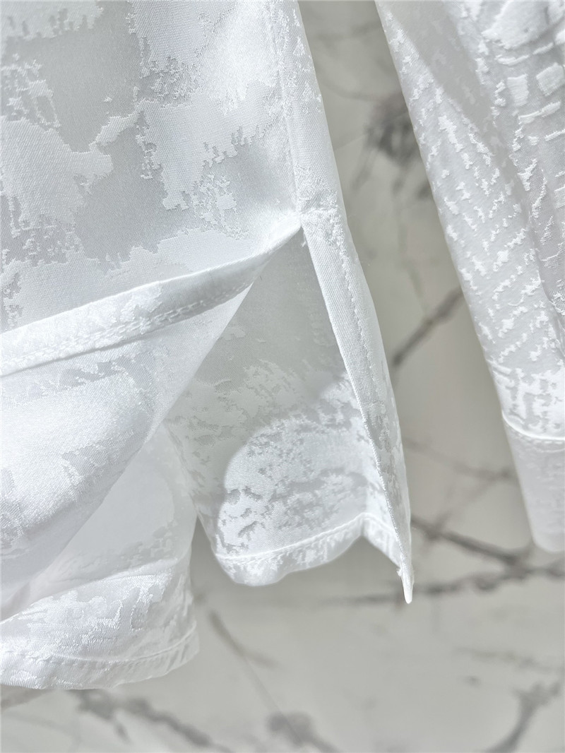 Ch**el silk jacquard shirt
