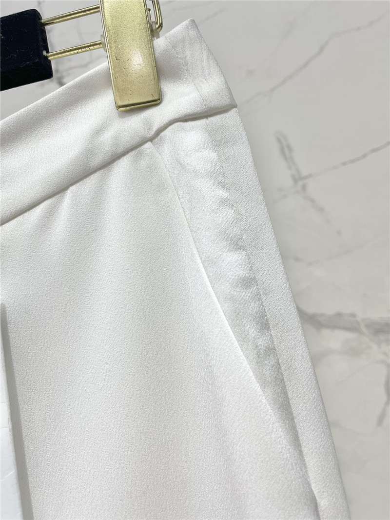 Ch**el high waist chiffon flared trousers