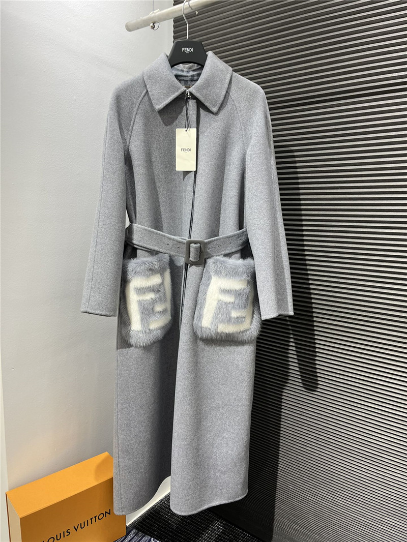 F**di cashmere coat