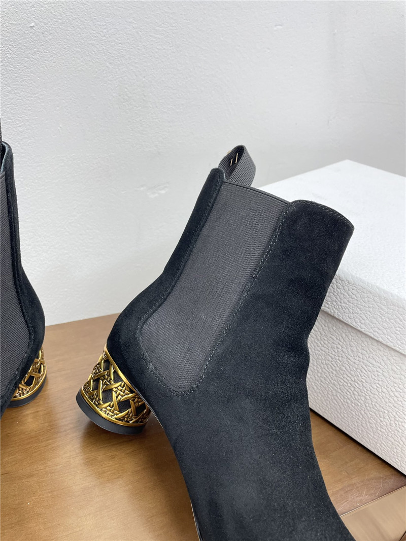 D10r icon 40mm suede ankle boots