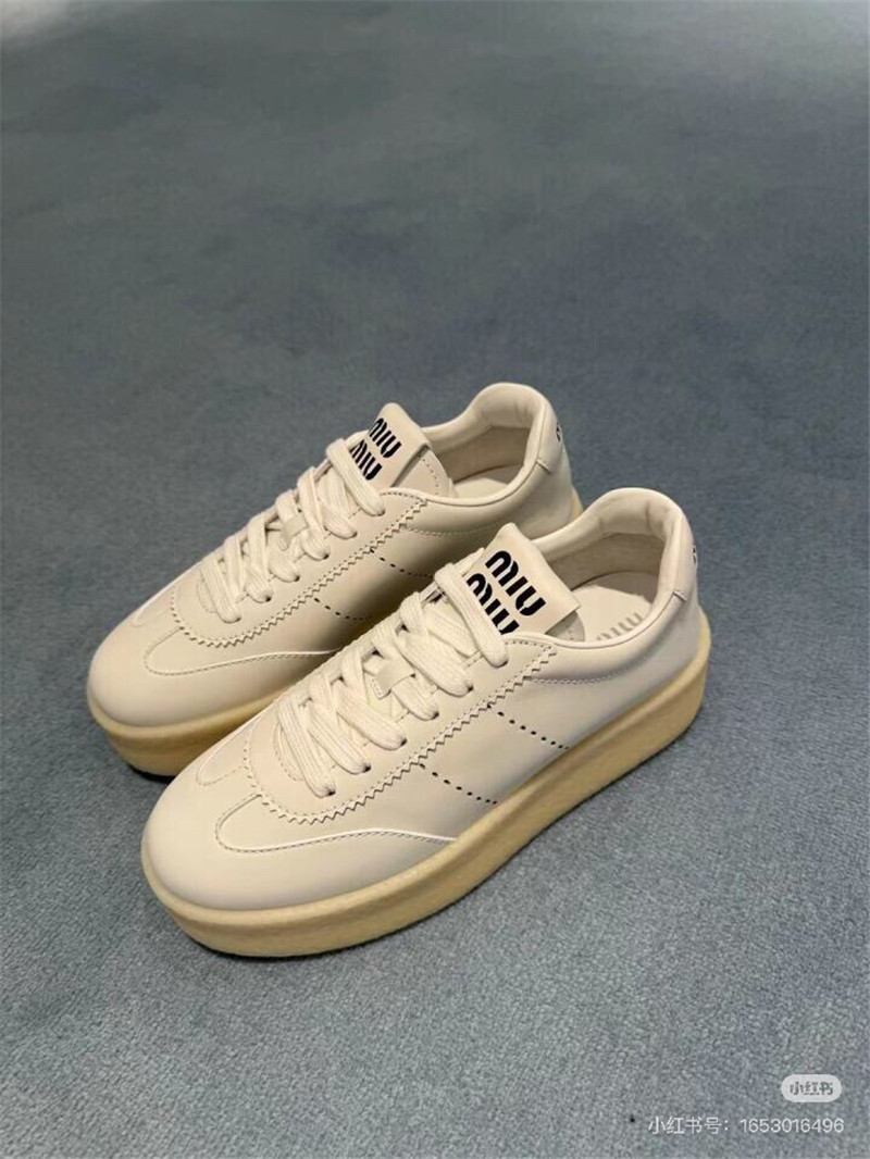 Miu Miu Women’s Low Top Platform Sneakers