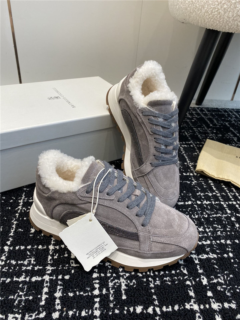 BC Monili Beads Suede Sneakers for Women