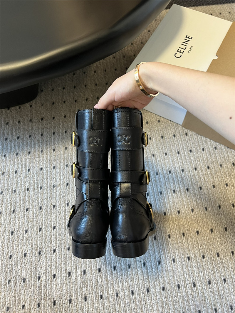Ce1i*e lyra triple buckles boot in black