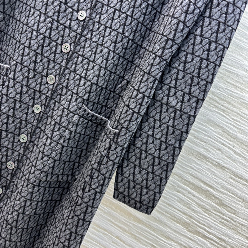 Va1e*ntin0 black toile iconographe cardigan dress