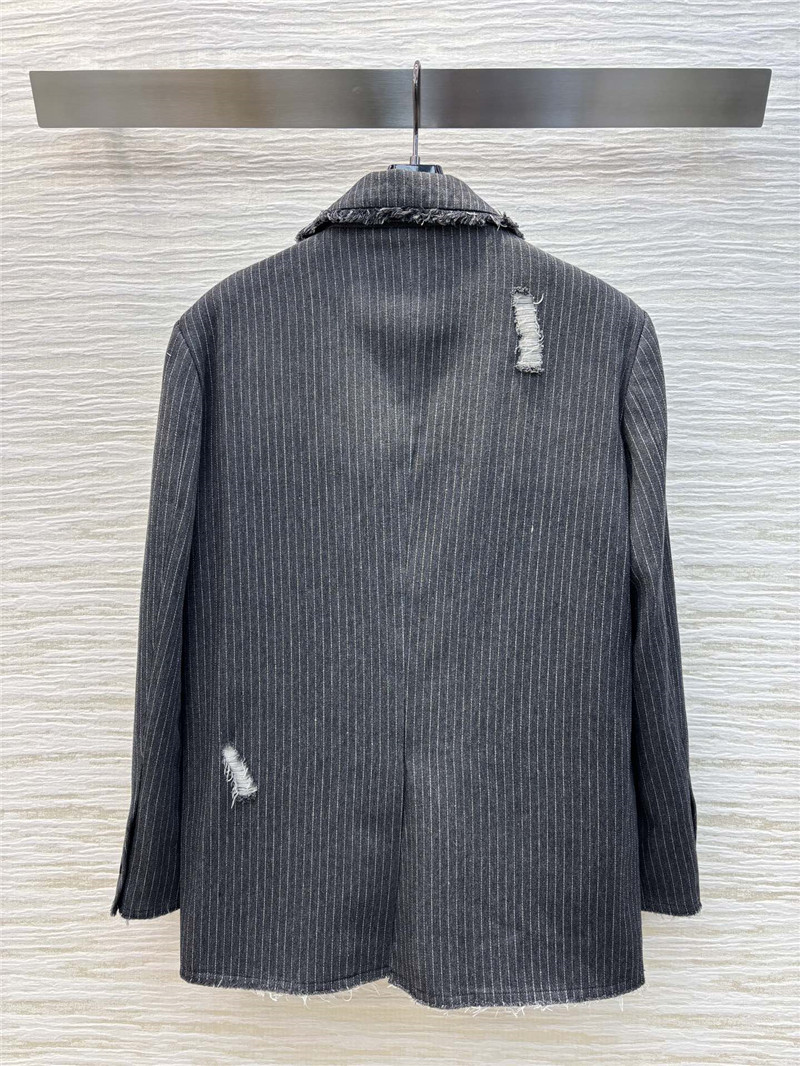 M1um1u denim suit jacket