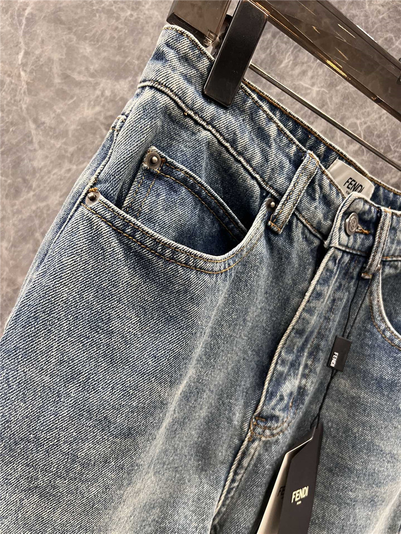 F**di denim trousers