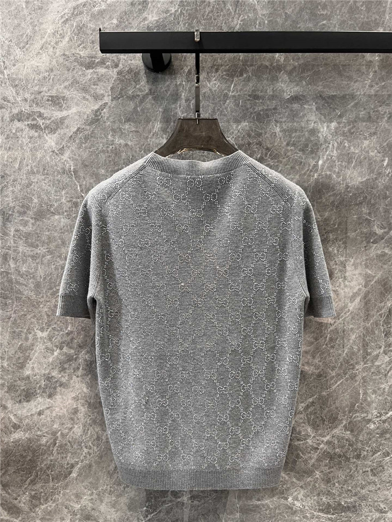 Gvc*1 gg rhinestone jumper grey