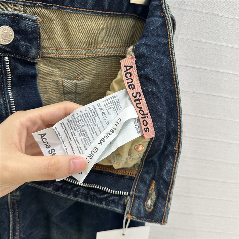 acne studios flared maxi jeans