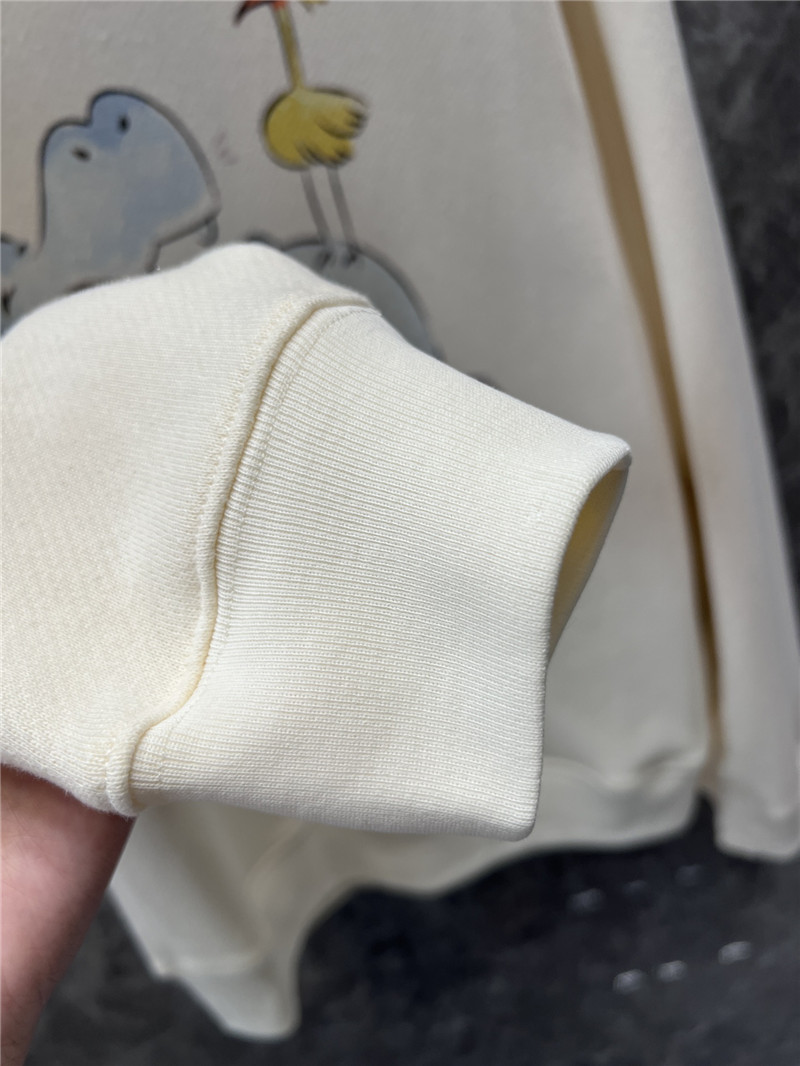 Gvc*1 cartoon cotton sweatshirt ivory