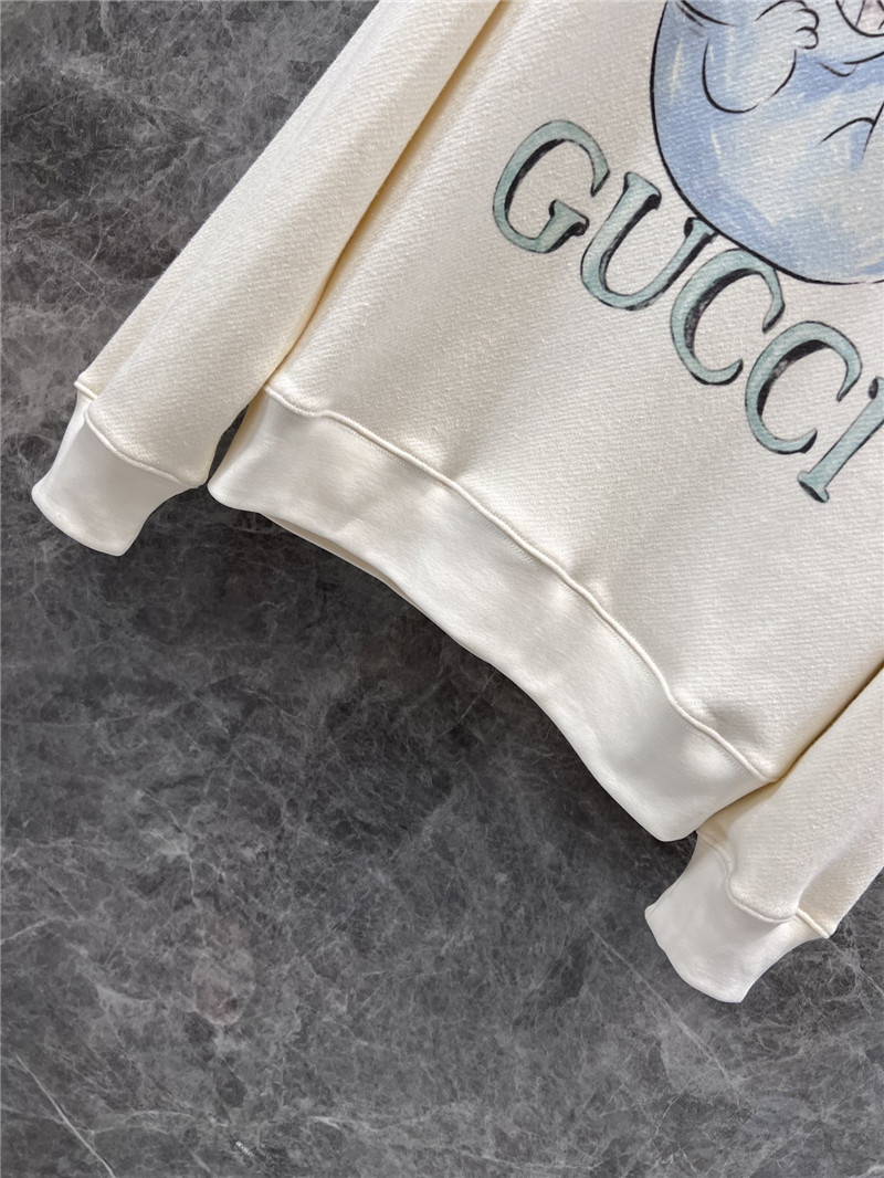 Gvc*1 cartoon cotton sweatshirt ivory