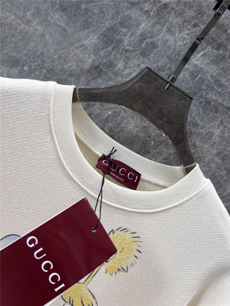 Gvc*1 cartoon cotton sweatshirt ivory