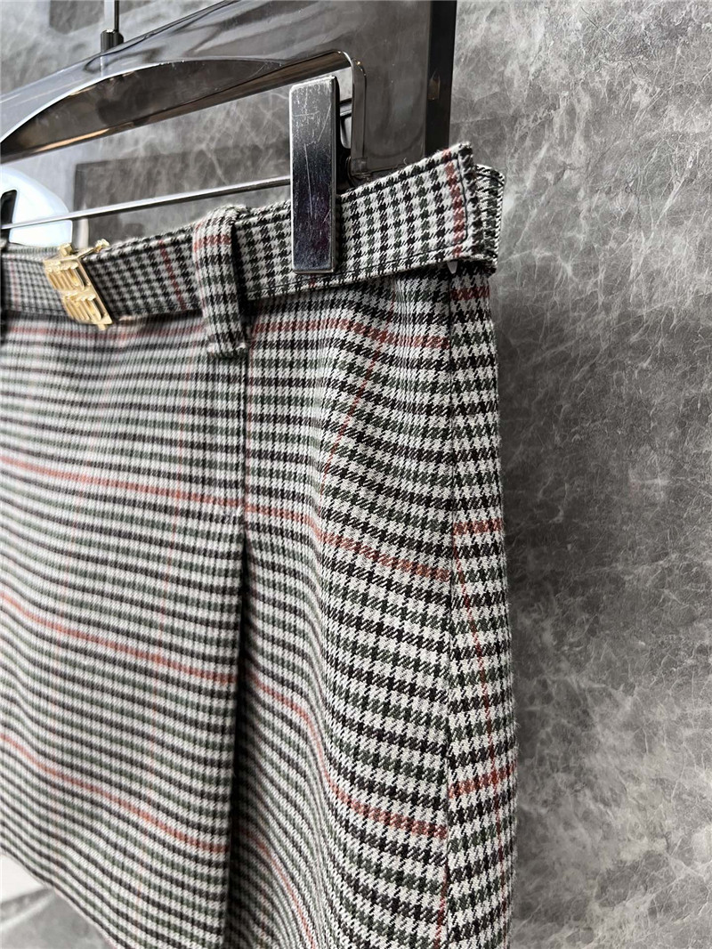 M1um1u preppy pleated skirt