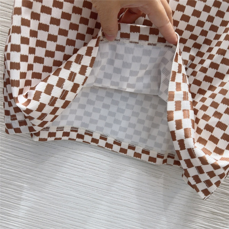 l0vis Vvtt0n lv checkerboard top
