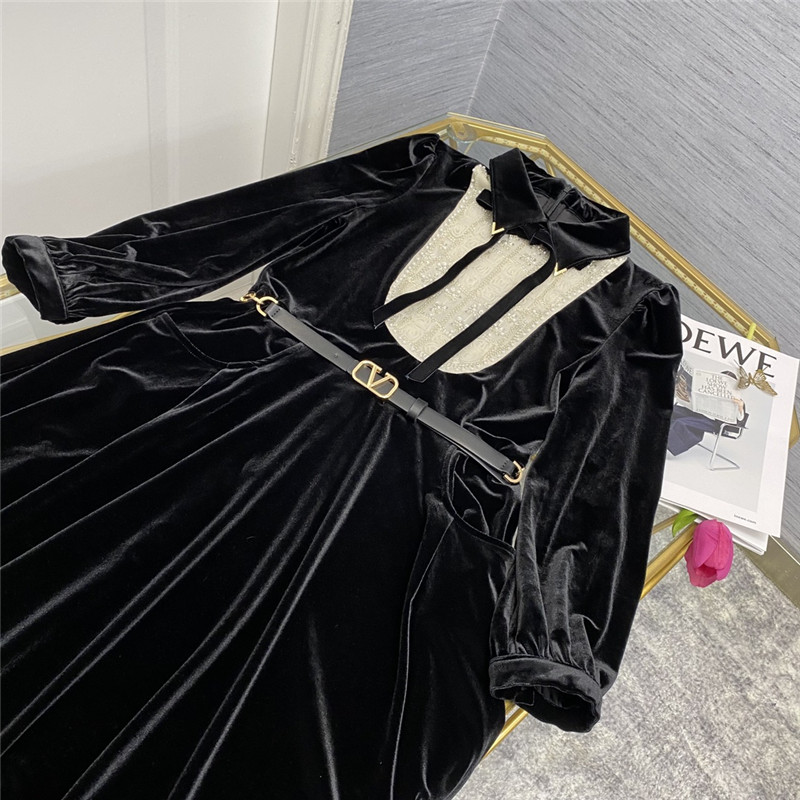 Va1e*ntin0 velvet dress