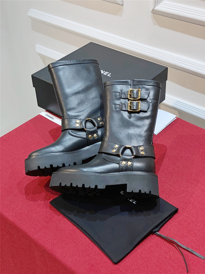 Ce1i*e bulky 45 mid biker boots