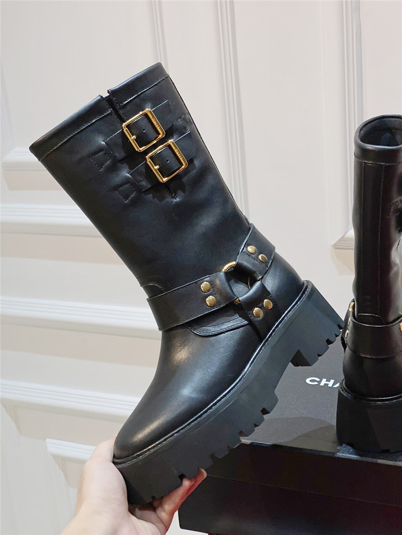 Ce1i*e bulky 45 mid biker boots