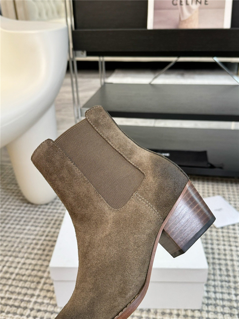Ce1i*e western suede boot for women