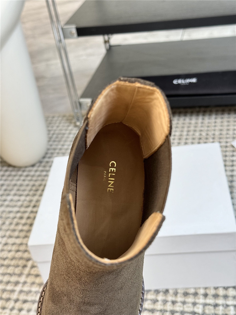 Ce1i*e western suede boot for women