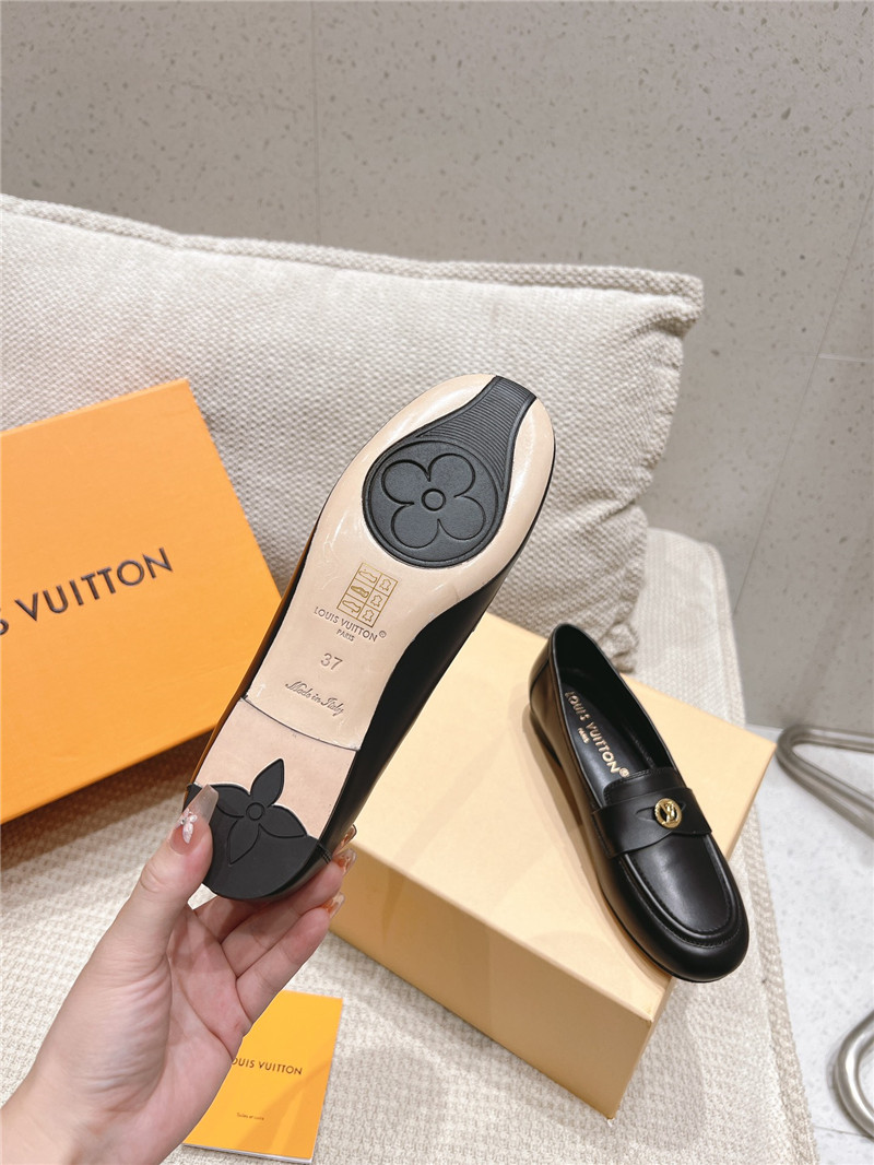 l0vis Vvtt0n soho flat loafer in black lambskin