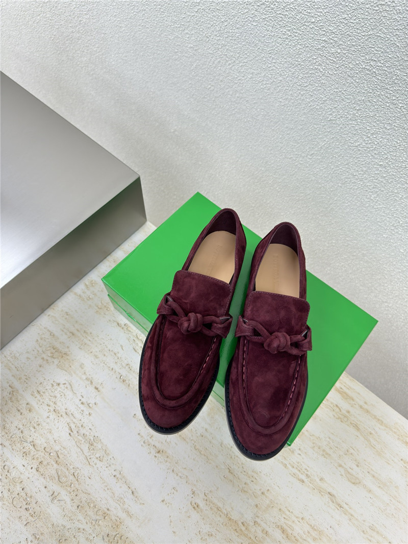 b0tt*ga Ven*ta astaire loafer in dark barolo suede
