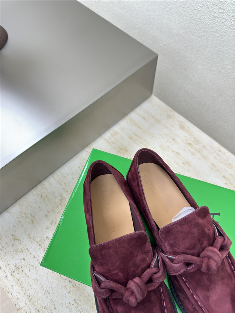 b0tt*ga Ven*ta astaire loafer in dark barolo suede