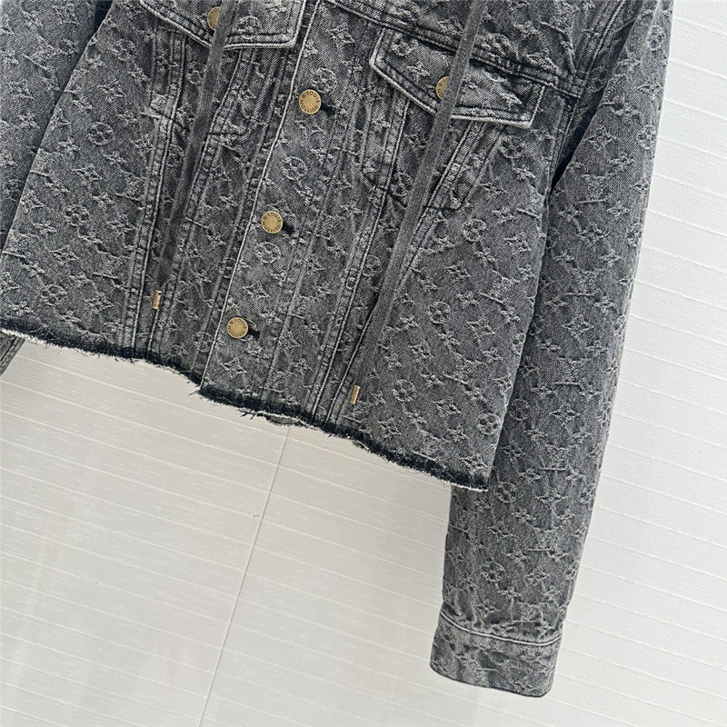l0vis Vvtt0n lv jacquard denim jacket