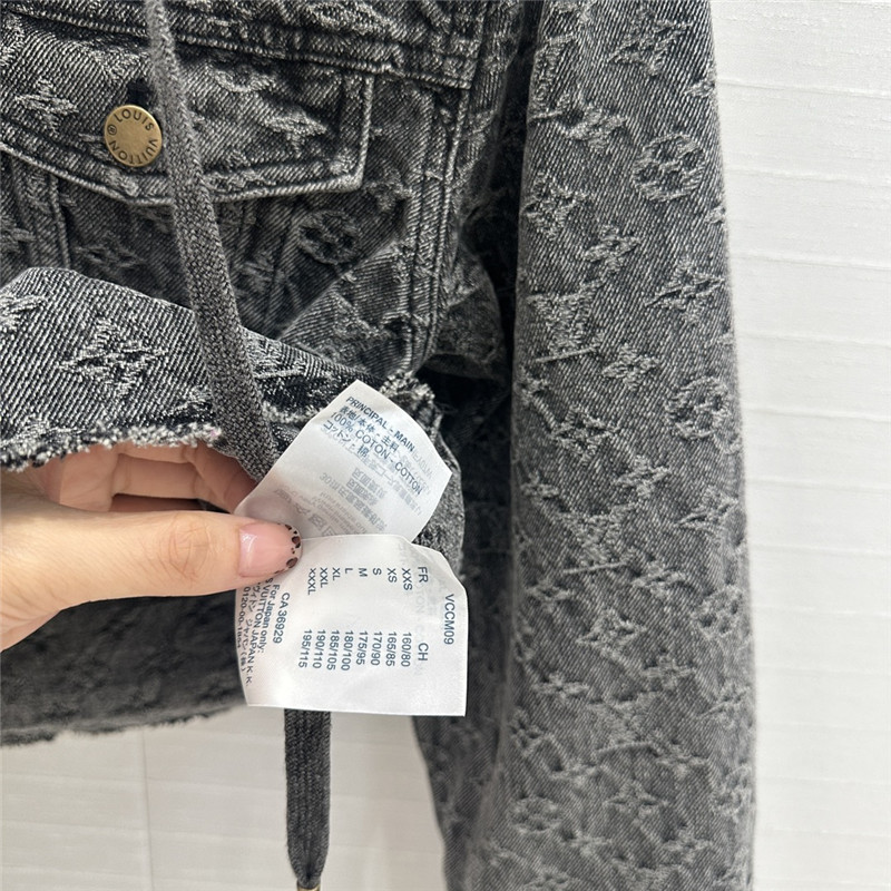 l0vis Vvtt0n lv jacquard denim jacket