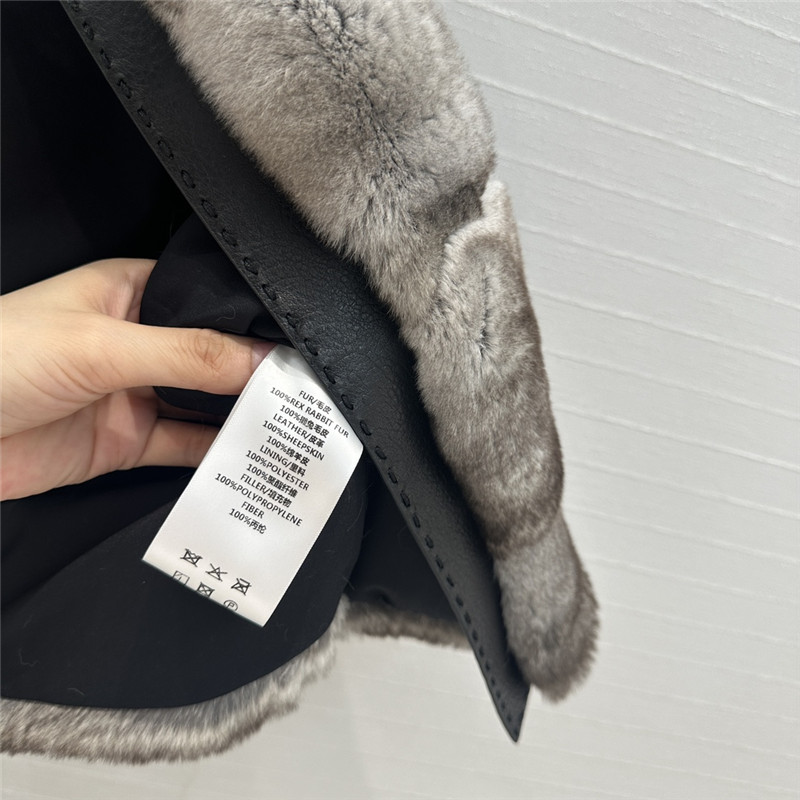 D10r horizontal striped vest jacket
