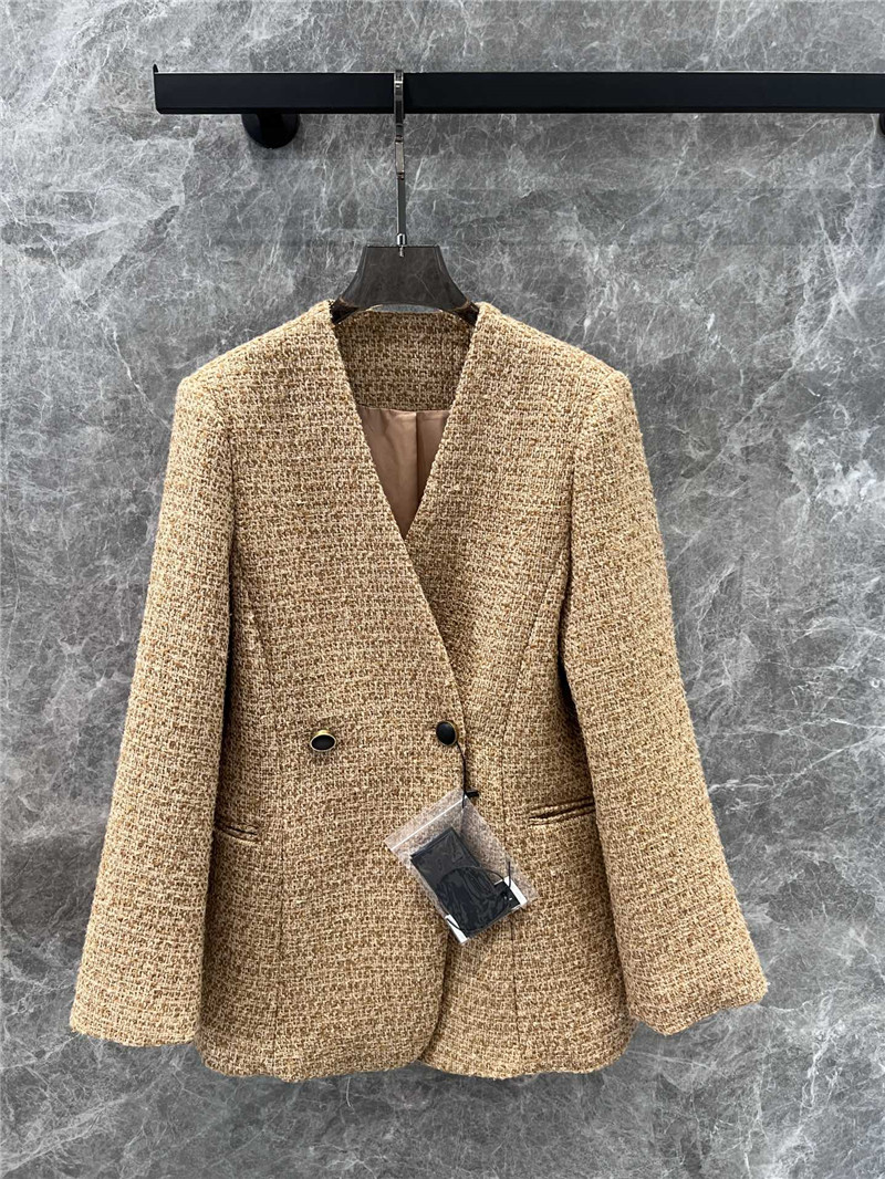 Y51 v -neck two -grain jacket