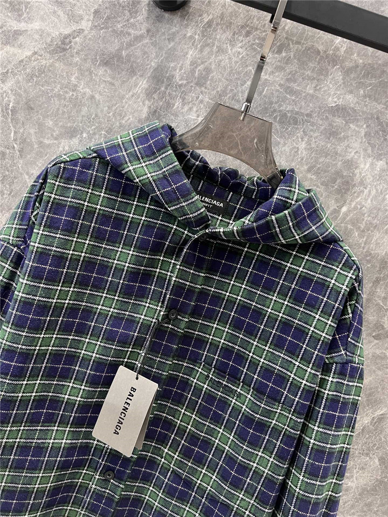 Ba1en*iaga hooded shirt jacket