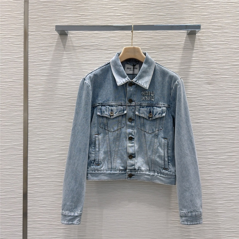 M1um1u denim jacket