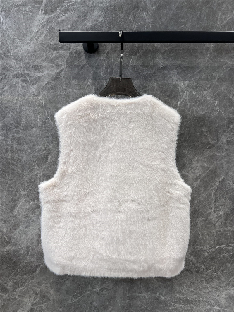 Va1e*ntin0 shearling vest jacket