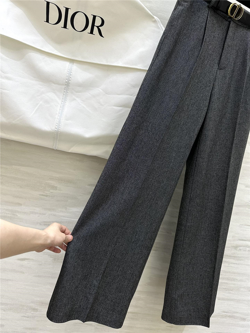 D10r belted straight-leg trousers