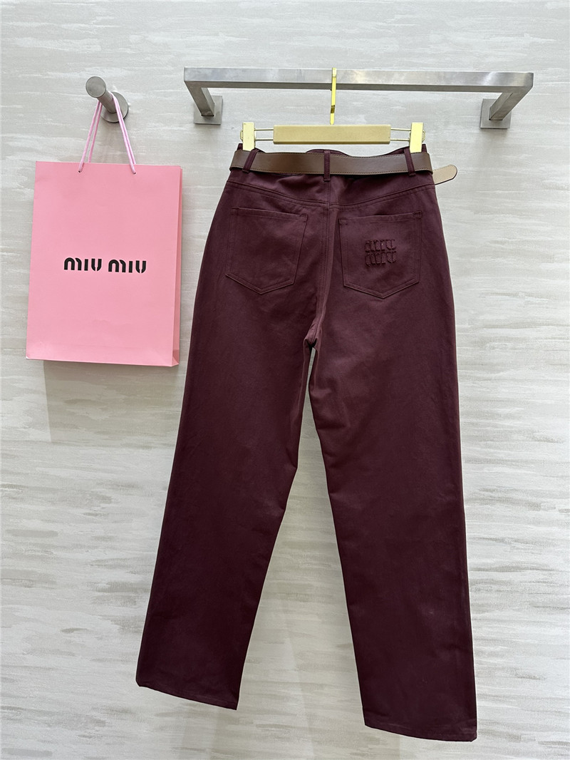 M1um1u straight pants