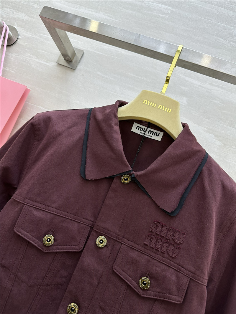 M1um1u denim jacket
