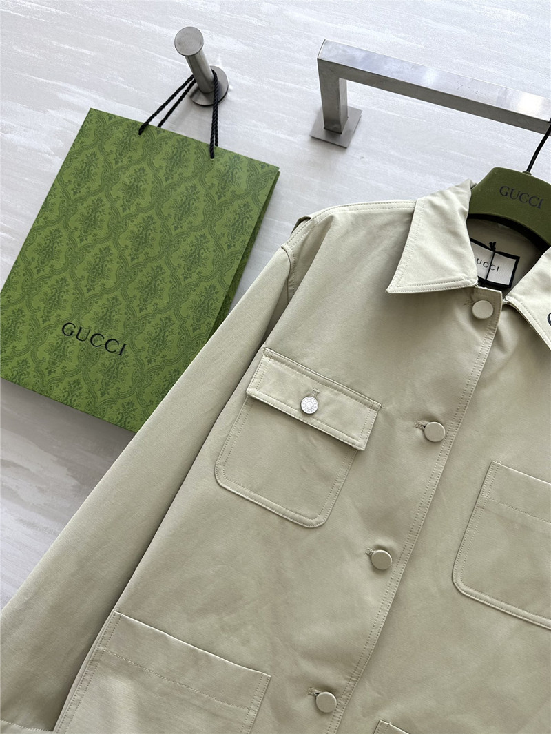 Gvc*1 lapel trench coat