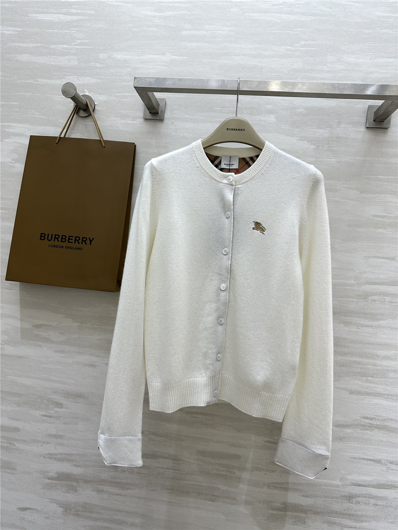 Bv*b*rry contrast plain cardigan in white