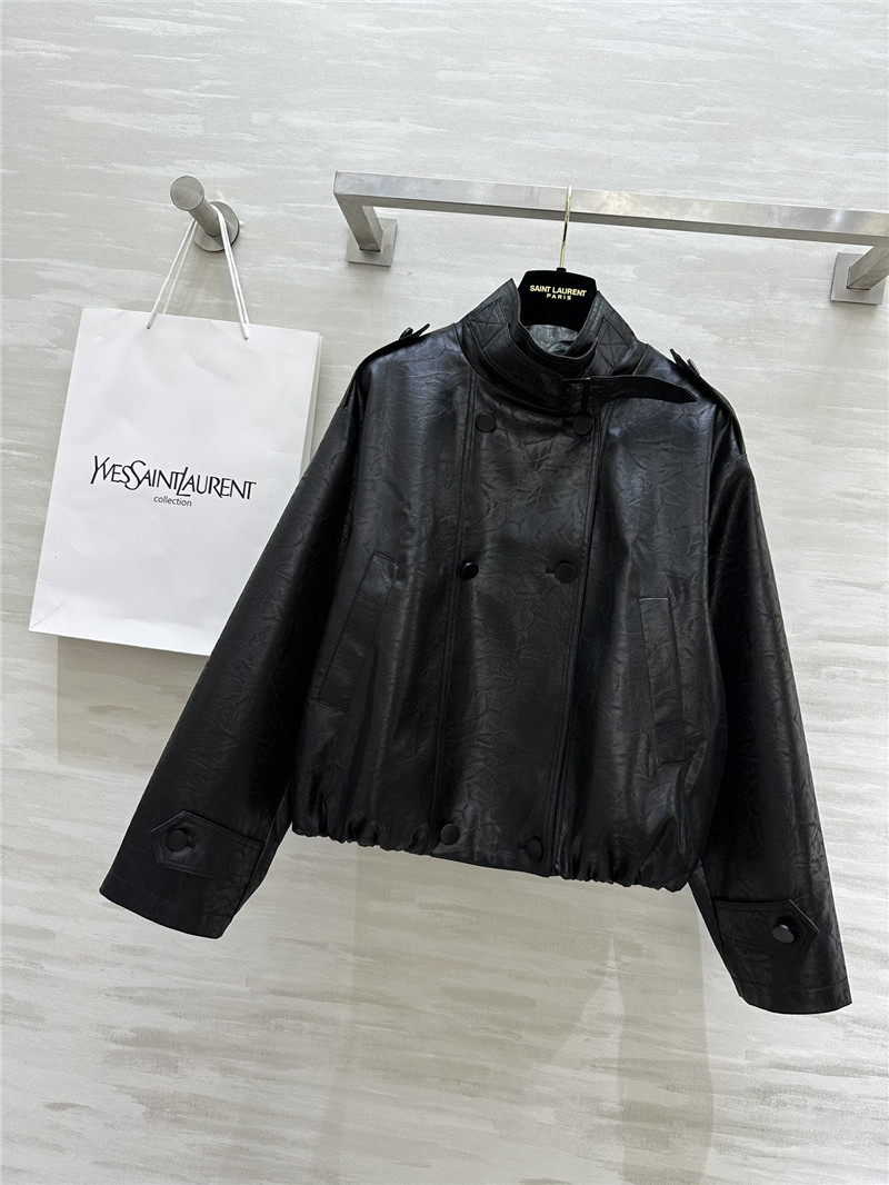 Y51 pleated trench coat