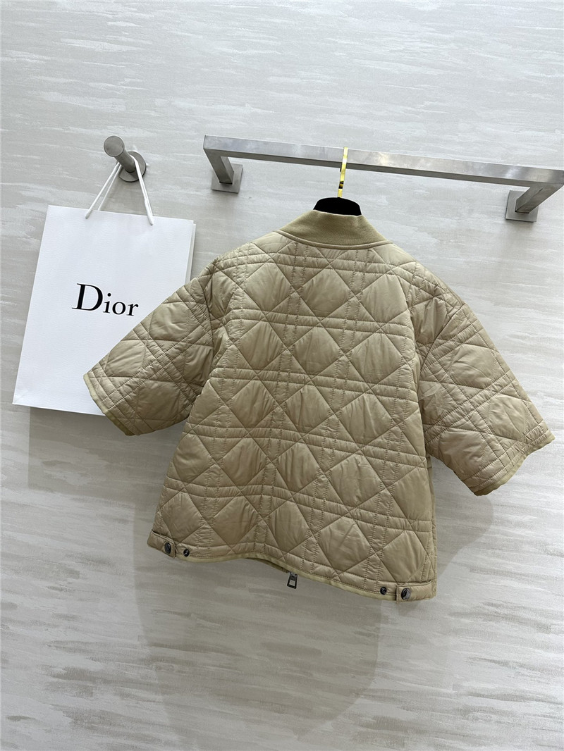 D10r quilted short sleeve jacket
