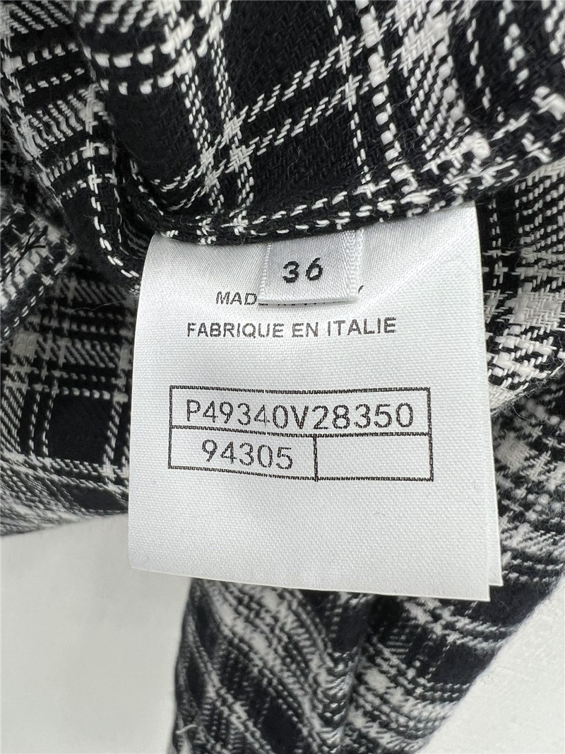 Ch**el classic plaid shirt