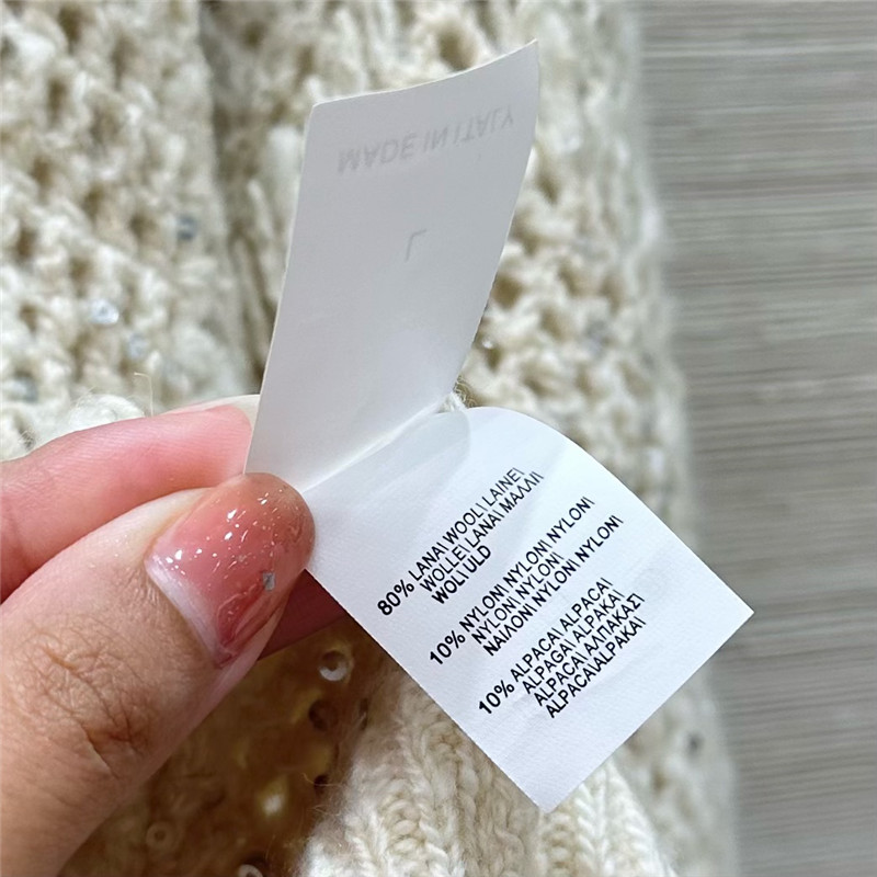 bc crochet D1am0nd sweater white