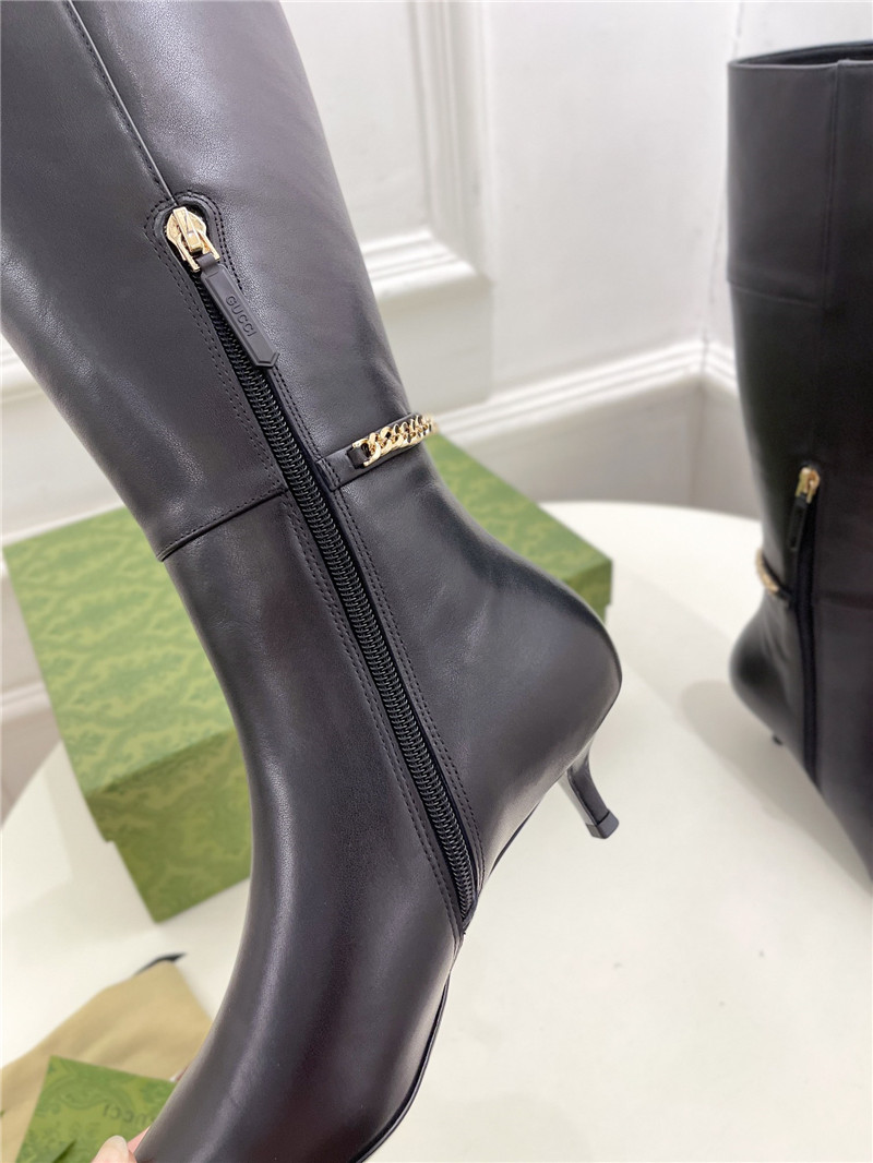 Gvc*1 signoria leather knee-high boots