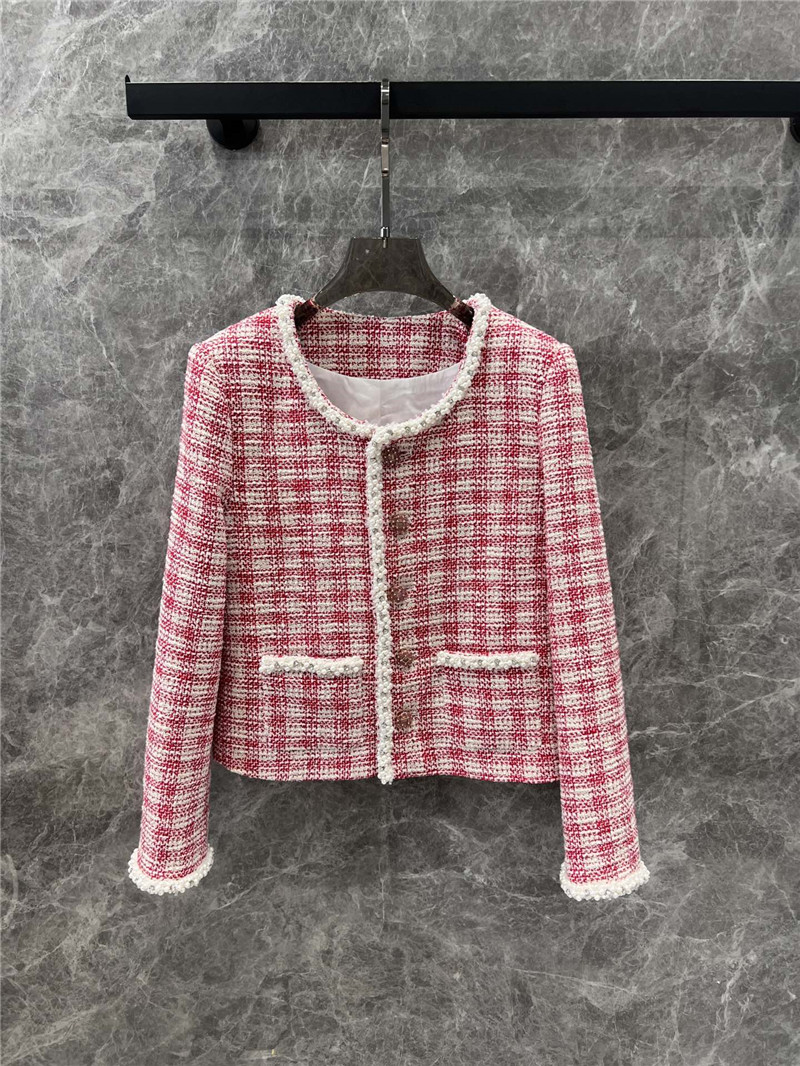 Ch**el denim jacket and skirt suit